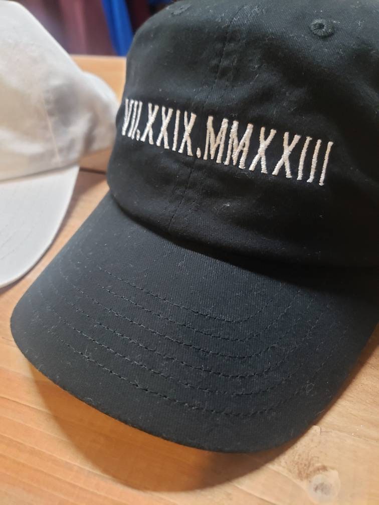 Roman Numeral Hat Anniversary Shirt, Wedding Hat Couples Gift, Boyfriend gift, Wedding Gift, Contrasting Colors,Roman Numeral Hoodie, Sleeve Initial, Mama, Dad shirt,Christmas Gift, Valentines Gift, Girlfriend Gift,Trending Shirt, Best Seller