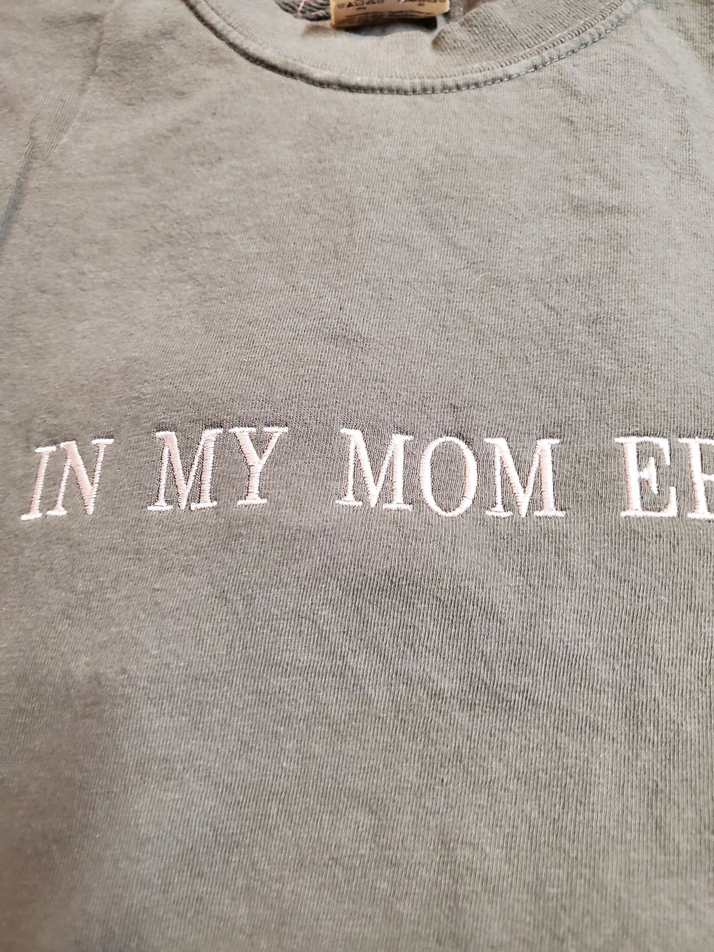 in my mom era shirt, Embroidered Mom Era Shirt, Comfort Colors Tee, mama tshirt, era, mom summer tshirt, mom era, Tonal,