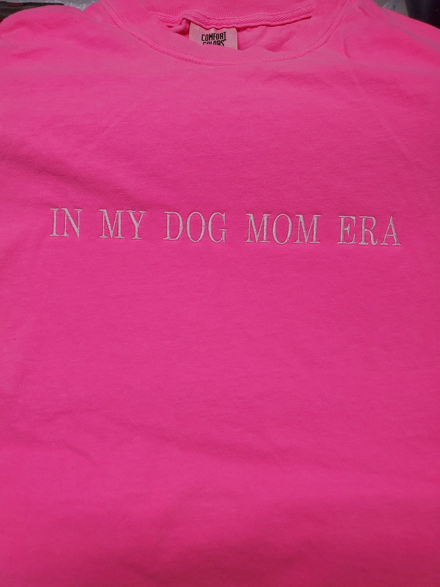 in my mom era shirt, Embroidered Mom Era Shirt, Comfort Colors Tee, mama tshirt, era, mom summer tshirt, mom era, Tonal,