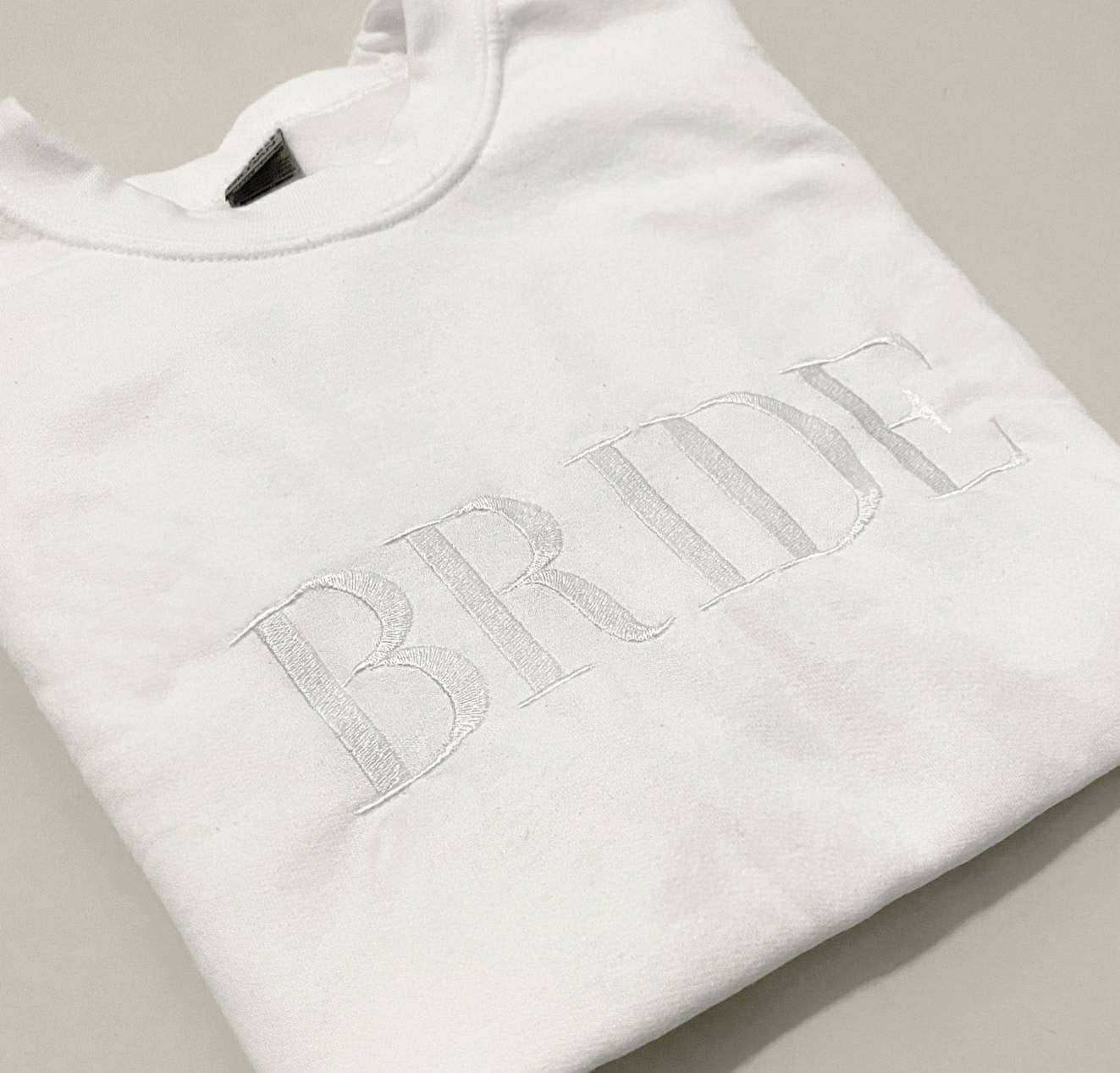 Bride shirt, Groom Shirt, Wifey, Hubby, Couples Sweatshirt, Wedding Gift, Bridal Shower Gift, Husband Gift, Wife Gift, Anniversary Gift, Wife, Husband, Established Date, Initial Sleeve, Trending Wedding Gift, Best Seller, Etsy Pick