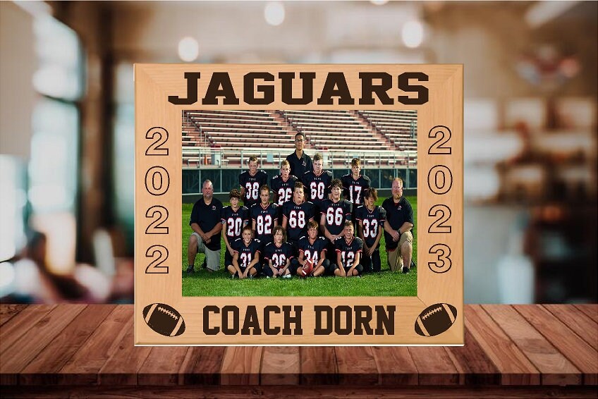 Sport Team Coach Picture Frame, Personalized Coach Thank You Gift, Coach Gift Picture Frame, Personalized Coach Gifts, FREE SHIPPING