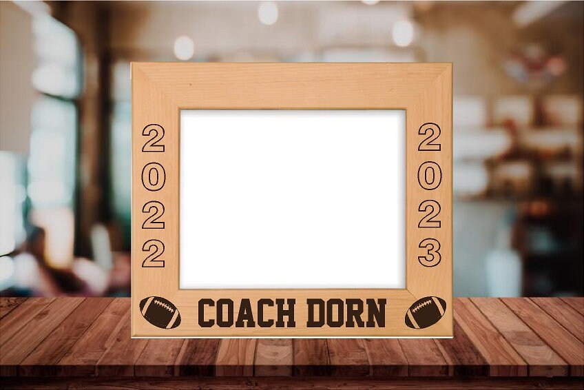 Sport Team Coach Picture Frame, Personalized Coach Thank You Gift, Coach Gift Picture Frame, Personalized Coach Gifts, FREE SHIPPING
