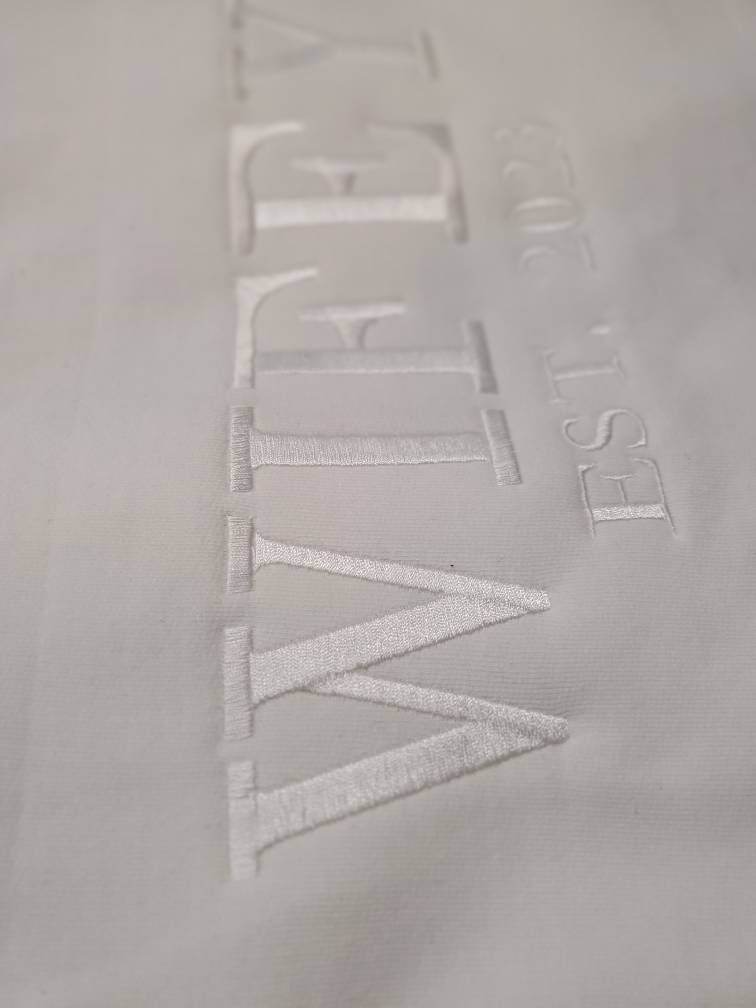 Wifey, Hubby, Couples Sweatshirt, Wedding Gift, Bridal Shower Gift, Husband Gift, Wife Gift, Anniversary Gift, Wife, Husband, Established Date, Initial Sleeve, Trending Wedding Gift, Best Seller, Etsy Pick