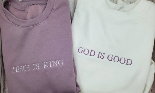 God Is Good, Jesus Is King, God is Good Sweatshirt, Religious Shirt, Religious Apparel, Best Seller, Best Selling Religious Shirt, Etsy Pick, Trending Religious Shirt, Child of God, Easter Shirt, Christmas Gift,