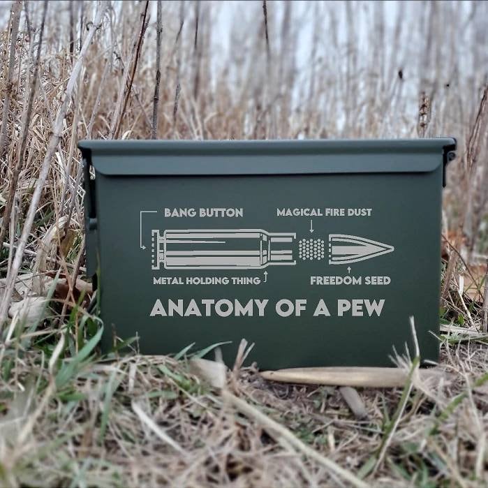 Ammo Box, Father's Day, Grandpa Gift, Dad, Groomsmen Gifts, Custom Father Present, Ammo Can, 50, Engraved Steel Ammo Can, Best Sellers
