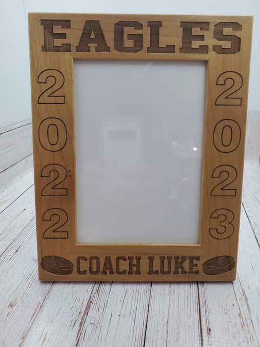 Sport Team Coach Picture Frame, Personalized Coach Thank You Gift, Coach Gift Picture Frame, Personalized Coach Gifts, FREE SHIPPING