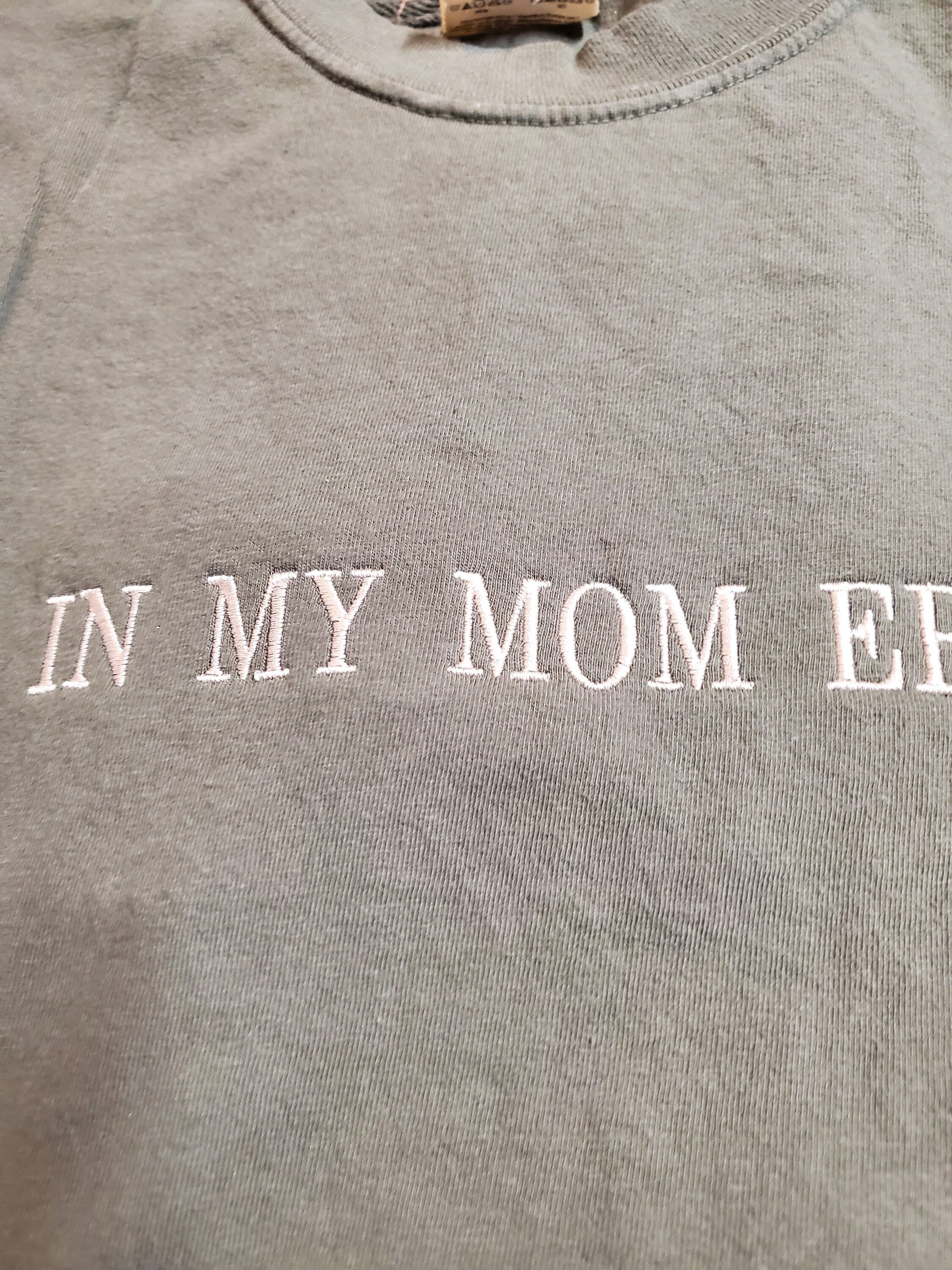 in my mom era shirt, Embroidered Mom Era Shirt, Comfort Colors Tee, mama tshirt, era, mom summer tshirt, mom era, Tonal,