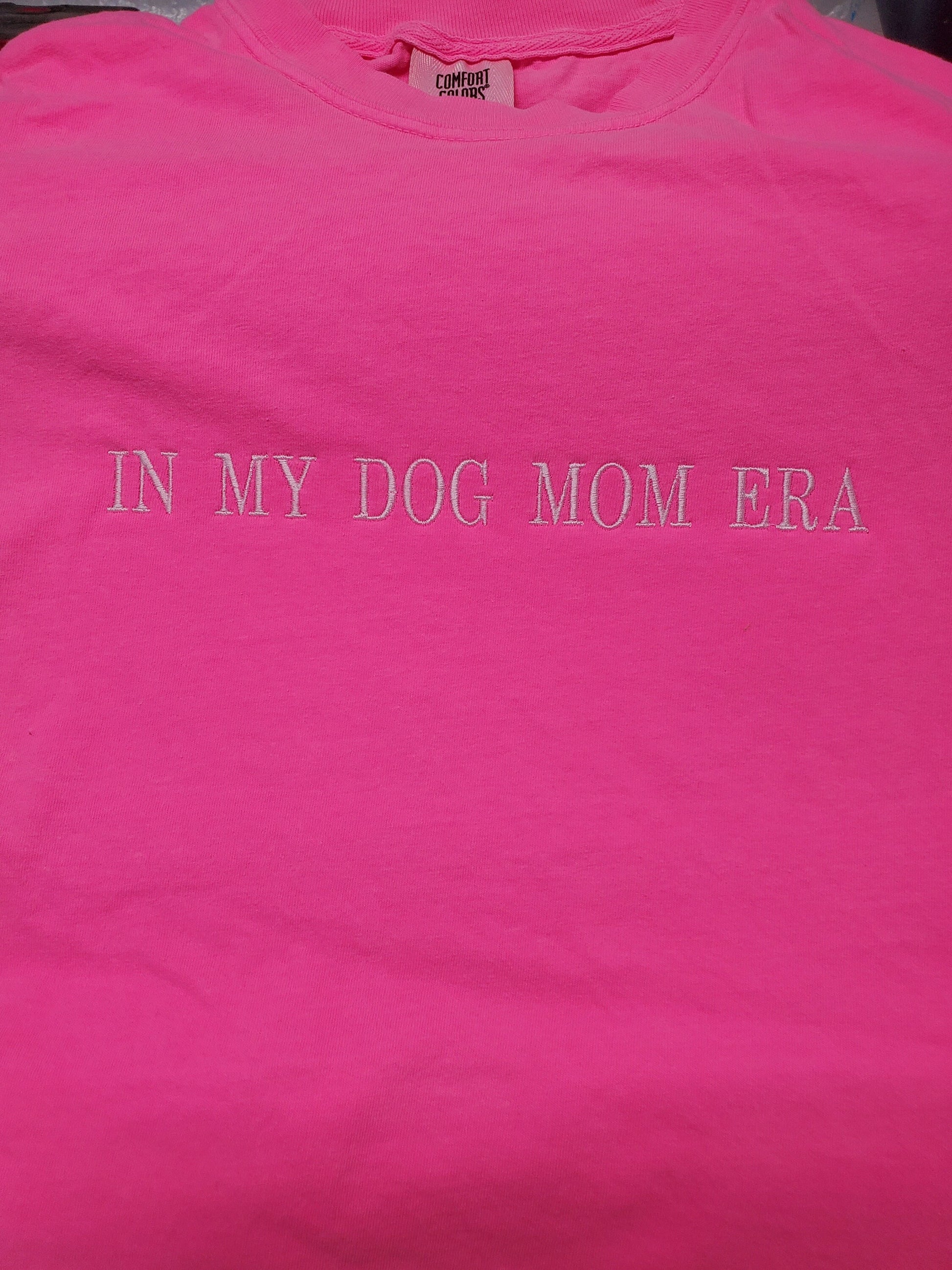 in my mom era shirt, Embroidered Mom Era Shirt, Comfort Colors Tee, mama tshirt, era, mom summer tshirt, mom era, Tonal,