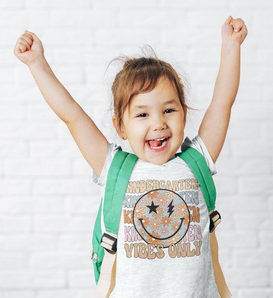 1st Grade Back To School Kids Shirt, 1st Grade Vibes Shirt, Boho Smiley Face Shirt, 1st Day, Back to School Supplies, Back to School clothes