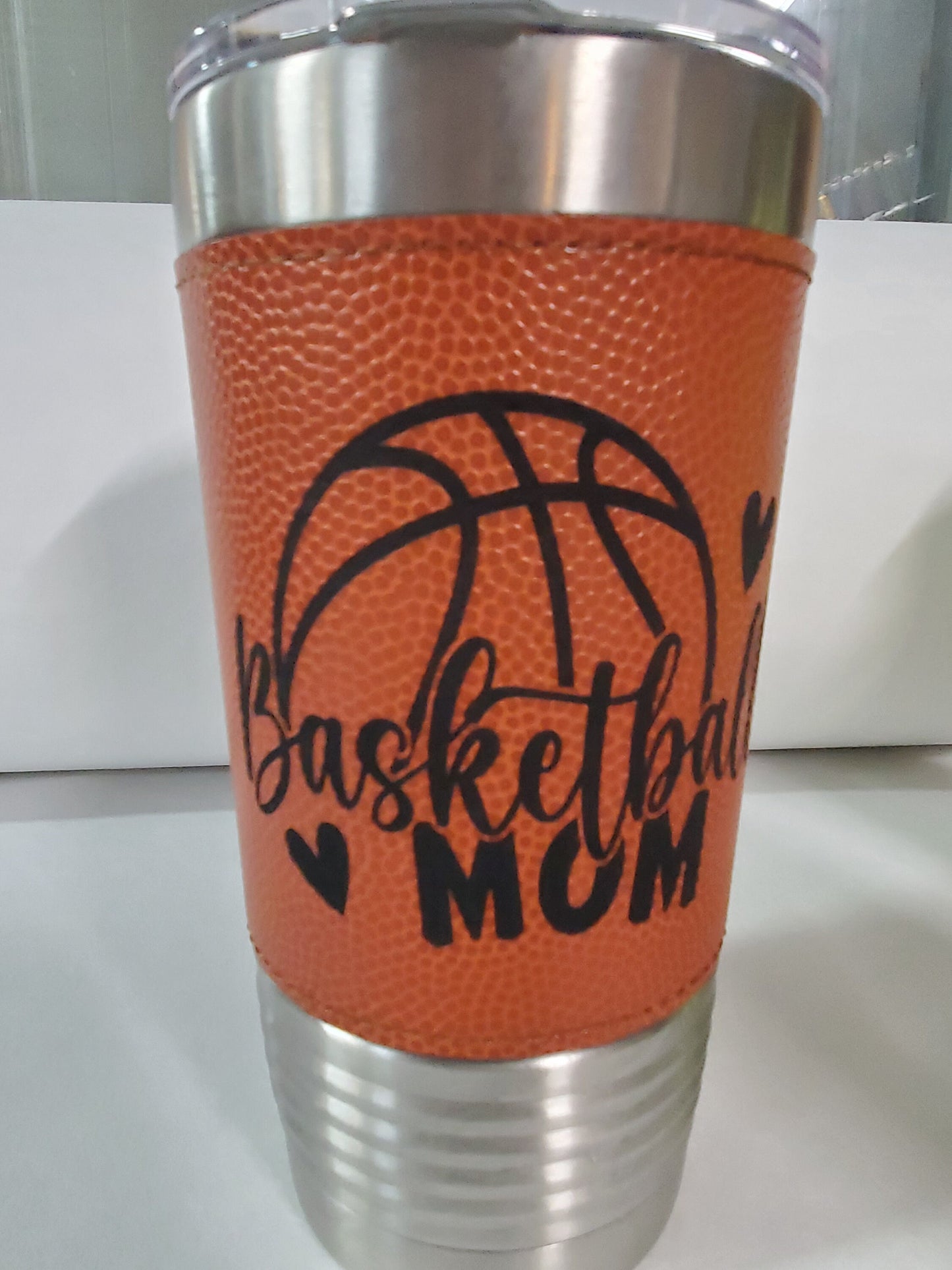 Baseball Mom, Softball Mom, Basketball Mom, Football Mom,Mom Tumbler, Custom Tumbler, 20oz Tumbler, Mothers Day Gift, Mom Gift, Leather Wrapped, Lasered Leather, Christmas Gift, Best Seller, Trending Tumbler, Etsy Pick