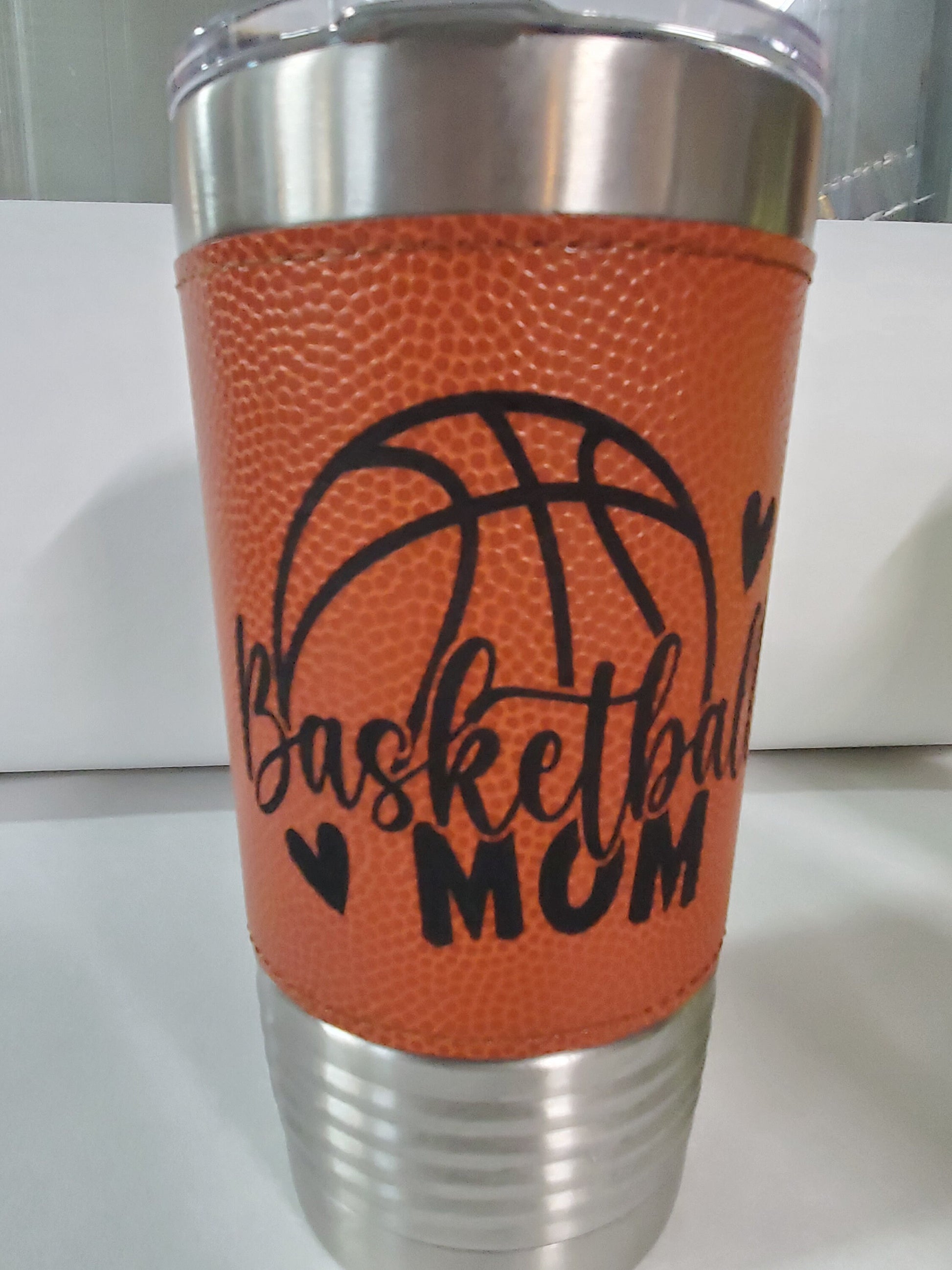 Baseball Mom, Softball Mom, Basketball Mom, Football Mom,Mom Tumbler, Custom Tumbler, 20oz Tumbler, Mothers Day Gift, Mom Gift, Leather Wrapped, Lasered Leather, Christmas Gift, Best Seller, Trending Tumbler, Etsy Pick
