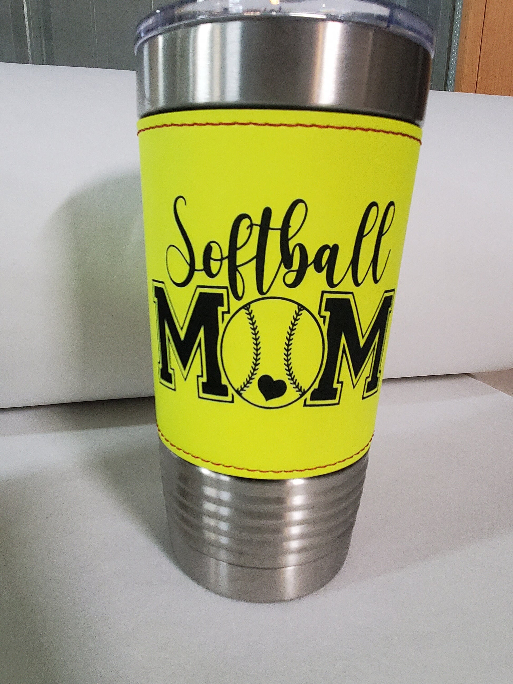 Baseball Mom, Softball Mom, Basketball Mom, Football Mom,Mom Tumbler, Custom Tumbler, 20oz Tumbler, Mothers Day Gift, Mom Gift, Leather Wrapped, Lasered Leather, Christmas Gift, Best Seller, Trending Tumbler, Etsy Pick